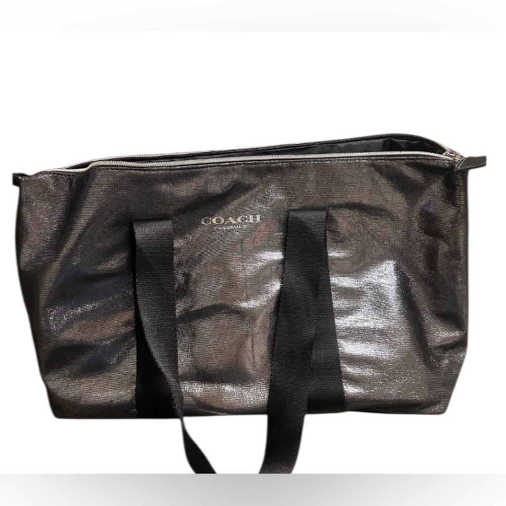 Coach shimmery duffle bag